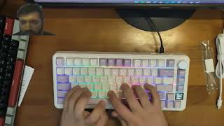 Mechanical Keyboard Attack Shark X85PRO unbox sound test [upl. by Mary286]