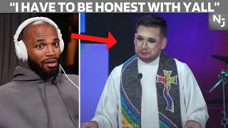 Pastor Gets EMOTIONAL Revealing Drag Identity to His Church [upl. by Nymassej685]