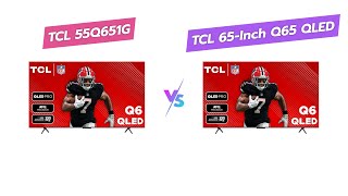 TCL Smart TV Showdown 📺🔥 55 vs 65 Inch Comparison [upl. by Ahsilram342]