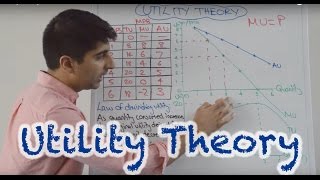 Utility Theory  Total Marginal and Average Utility [upl. by Ecirum838]