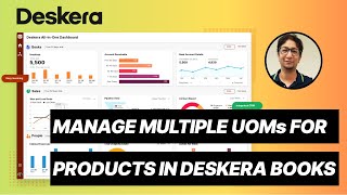 How to manage Multiple UOM with Products in Deskera Books [upl. by Ahtelahs]