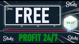 FREE STAKE DICE STRATEGY  PROFIT EVERYDAY [upl. by Darcee]