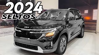 All New Kia Seltos 2024 is here 🤩 Interior Exterior Price amp Features 🔥 [upl. by Eileek]