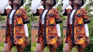 How to cut a SIMPLE KIMONO Jacket for beginners Easy DIY tutorial [upl. by Uhej]