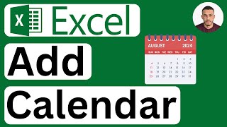 How to Add a Calendar in Excel  Easy to Follow [upl. by Bolan]