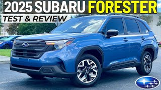 2025 Subaru Forester Base Full review and Test Drive [upl. by Nillek77]