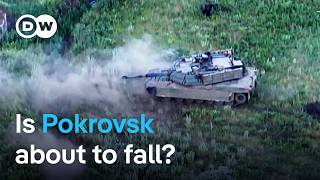 Inside Ukraines efforts to hold the front lines at Pokrovsk  DW News [upl. by Adalbert]