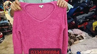 London Ladies Angora sweater per piece Rs 115 SherSha karachi [upl. by Cheyney]