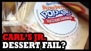 Pop Tart Ice Cream Sandwiches from Carls Jr  Food Feeder [upl. by Acinna]