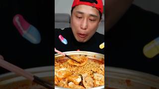 ASMR Spicy Noodles Dumpling amp Kimchi MUKBANG [upl. by Raye666]