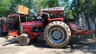 How to Fix Massey Ferguson 385 Brake  How Master Cylinder Repaired tractor Bazylland automobile [upl. by Moretta880]