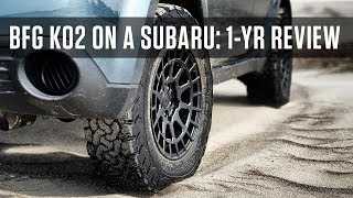 Whats it like running allterrain tires on a Subaru [upl. by Ajin215]