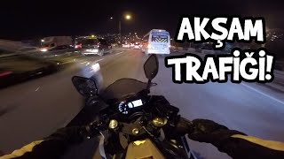 SINAVA GEÇ KALDIM  MOTOVLOG 55 [upl. by Bunns]