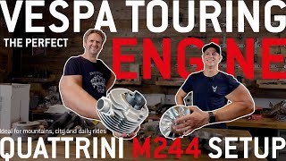 BEST Vespa touring engine  QUATTRINI M244 setup 🛵🔧 For daily rides mountains amp city English [upl. by Htebazle33]