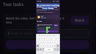 Be productive from working home tapswap code today top 10 work from home productive tips code today [upl. by Humble835]