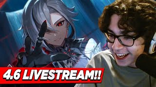 ARLECCCHINO LOOKS INSANE HUGE PATCH INCOMING  Genshin Impact 46 Livestream Reaction [upl. by Cini]