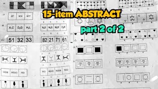 15item ABSTRACT Reasoning part 2 of 2 [upl. by Joly245]