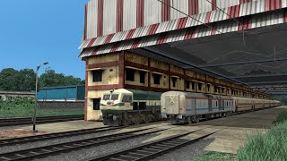 WDP4D Shunting EOG GENERATOR CAR amp UTKRISHT COACHES  ENGINE DECOUPLE FAIL [upl. by Winson910]