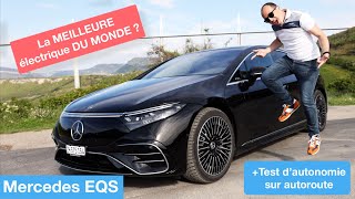 Essai Mercedes EQS 107kWh  la meilleure voiture électrique DU MONDE [upl. by Retsev]