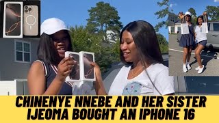 Chinenye Nnebe and her sister Ijeoma Nnebe bought iPhone 16  twinning together [upl. by Sharai30]