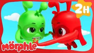 Orphle the Superhero  🔴 Morphle VS Orphle 🟢  Fun Kids Cartoon [upl. by Atteloiv]