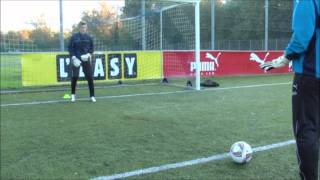 Goalkeeping training Johannes S [upl. by Bannon]