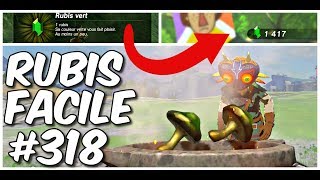 Astuce Zelda Breath of the Wild 318 Rubis Facile et Rapide [upl. by Analad935]