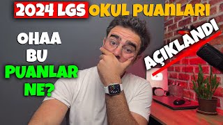 LGS 2024  OHA BU PUANLAR NE ❓LİSE PUANLARI AÇIKLANDI❗ [upl. by Notac]