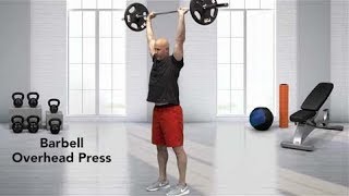 How to do a Barbell Overhead Press [upl. by Teik]