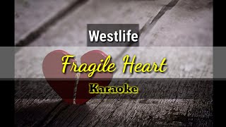 Westlife  Fragile Heart Karaoke [upl. by Wallford]