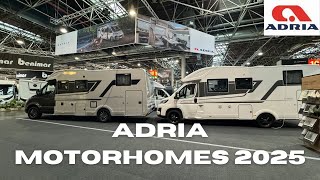 NEW Adria Motorhomes 2025 Caravan Salon Düsseldorf [upl. by Llejk]