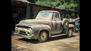 1954 Ford F100 Restoration Pt1The Beginning [upl. by Anabahs]