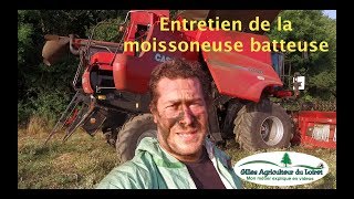 Entretien de la moissonneuse batteuse pour une moisson sans problèmes [upl. by Ikcaj]