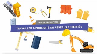 Travaux à proximité des réseaux enterrés  Minute Prévention [upl. by Garrity]