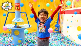 Fun Indoor Playground for kids with Ryans World [upl. by Jorie143]