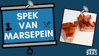 Spek van marsepein maken [upl. by Eecyac]