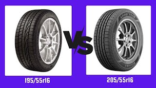 Tire Size 19555r16 vs 20555r16 [upl. by Lodie982]