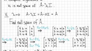 Eigenvalue and Eigenvector Computations Example [upl. by Nerradal]