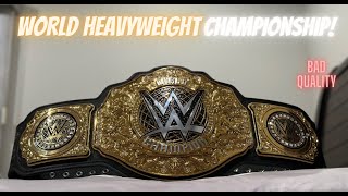 WWE World Heavyweight Championship Replica Review  Commemorative [upl. by Rochemont]