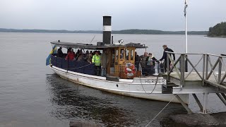 Ångbåten Herbert  Rundtur från Sjövik i Mjörn [upl. by Sura]