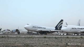 Amazing video of 747 lifting in place in extreme wind conditions  1080P HD [upl. by Nivets]