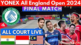 🔴LIVE  Final Match  Yonex All England Open Badminton championships 2024 [upl. by Cohdwell942]