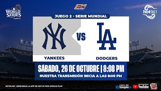 GRANDES LIGAS EN VIVO 26102024 YANKEES DE NUEVA YORK VS DODGERS DE LOS ÁNGELES WS  J2 ⚾ [upl. by Kirimia534]