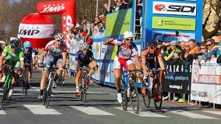 Coppi e Bartali 2015  3ª tappa  vittoria di Francesco Chicchi [upl. by Aicemed294]