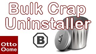 Hoe verwijder je programmas op je computer met Bulk Crap Uninstaller [upl. by Gnouhp]