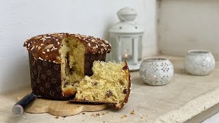 Italian Traditional PANETTONE 😋How to Make PANETTONE WITHOUT kitchen planetary mixer 🤩SPECTACULAR [upl. by Aydan874]