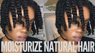 How To Moisturize Natural Hair [upl. by Offen]