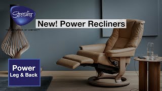 Stressless Power Recliners They Are Finally Here Shipping Now [upl. by Rabelais]