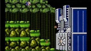 Contra with Game Genie on NES Invincibility D D D [upl. by Jahdai]