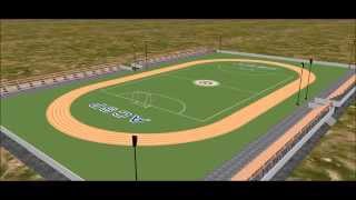 SWEET HOME 3D  ELEVATED FOOTBALL FIELD [upl. by Croom]